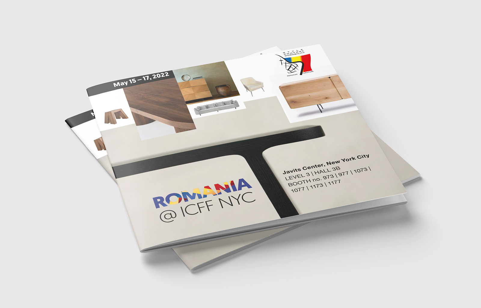 design grafic Catalog_Romania_ICFF_2022